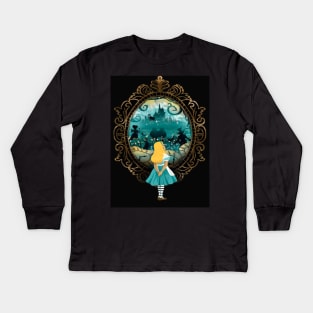 Alice in wonderland Kids Long Sleeve T-Shirt